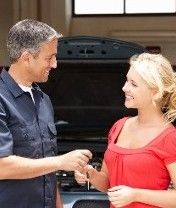 Mechanic and Customer, Vehicle Electricians in Luton, Bedfordshire